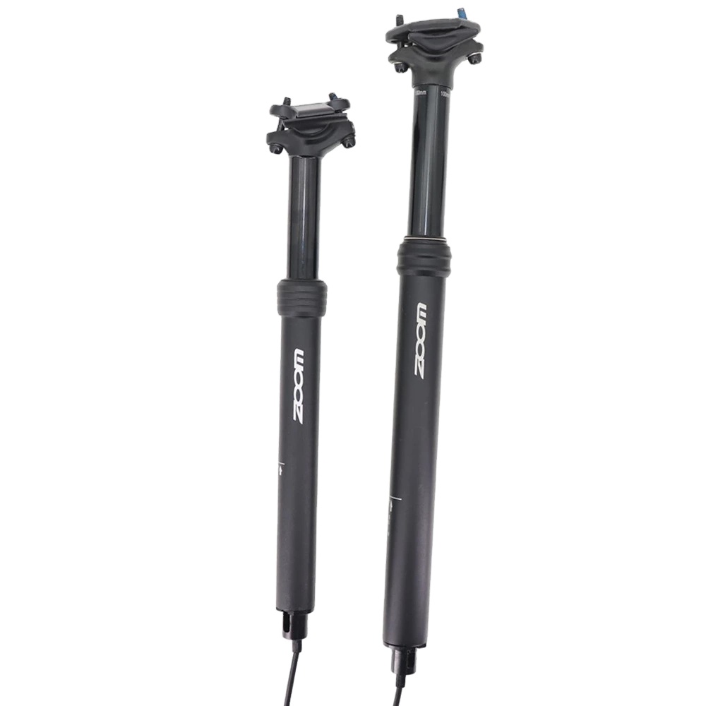 Zoom Mtb Dropper Seatpost Height Adjustable Internal Routing 100mm Travel Bike Dropper Seat Post 27.2 28.6 30.9 31.6 33.9
