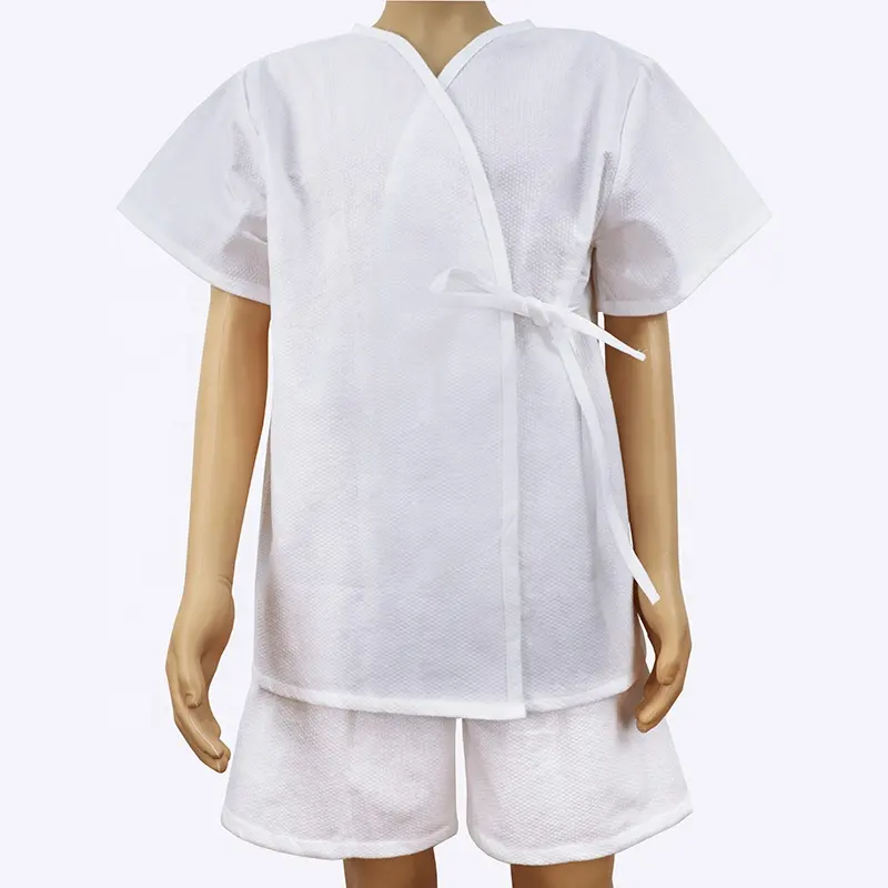 Disposable Hotel Spa Beauty Bathrobe Custom V-neck Round-neck Multistyle Sleepwear