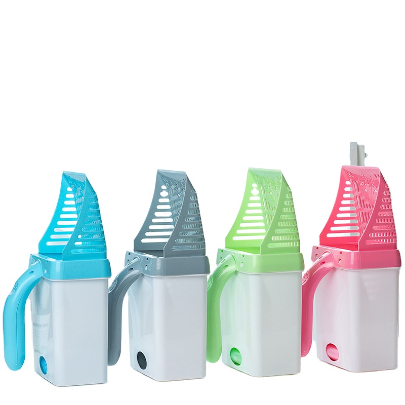 Hot cat litter shovel set detachable portable pet toilet picker pet cleaning supplies