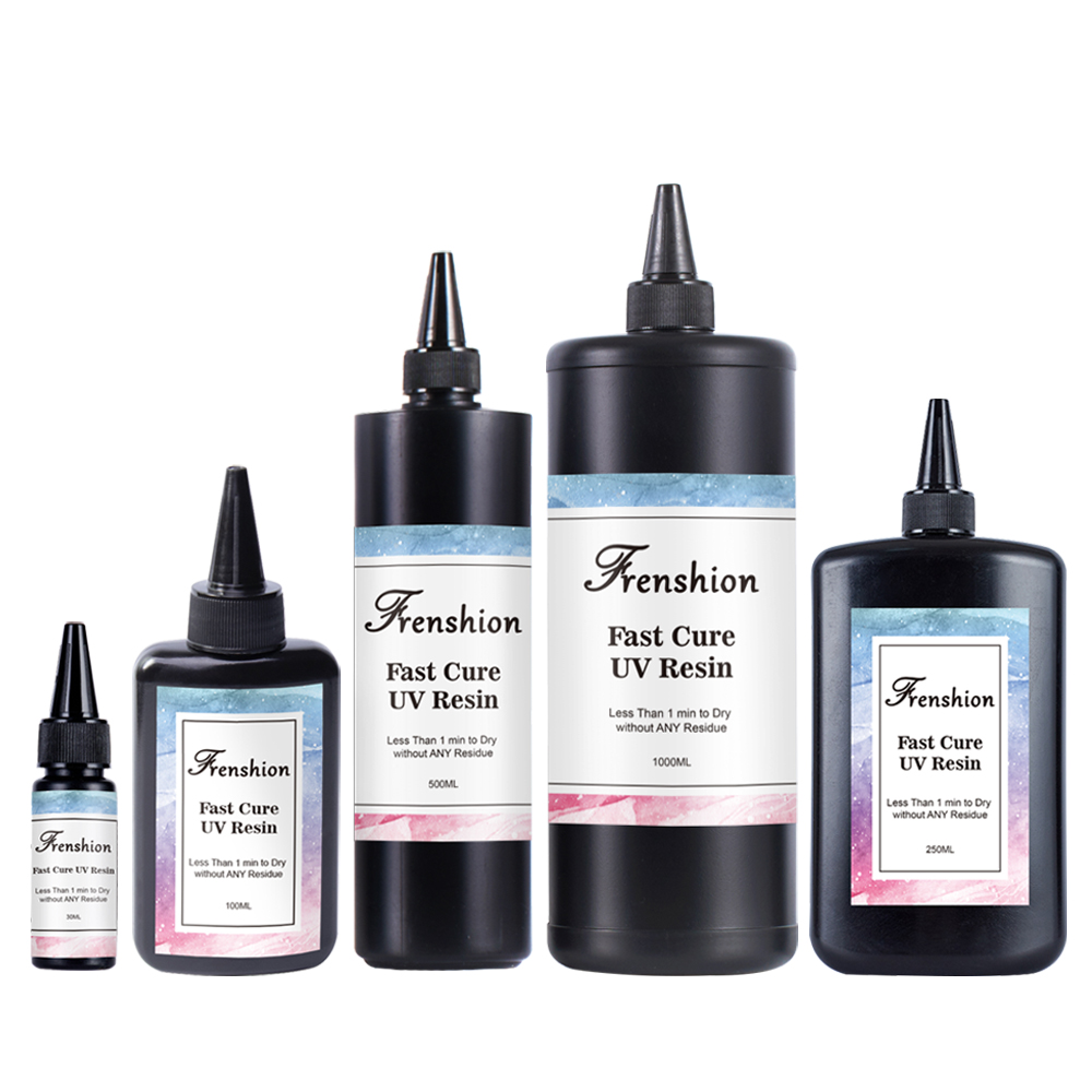 High penetration uv epoxy resin and harder epoxy resin for jewelry making kit clear transparent with lamp
