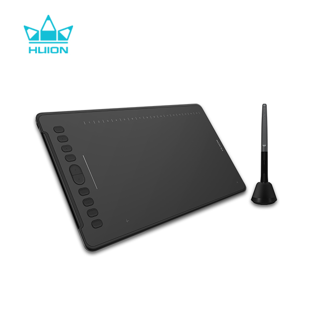 Графический планшет huion H1161 с электромагнитным дигитайзером, интерактивный цифровой планшет для рисования с сенсорным экраном и бесплатным дизайном