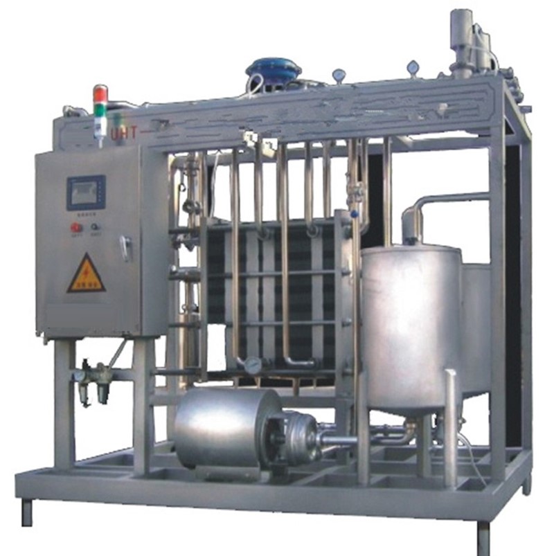 Best price plate type milk juice sterilizer/milk machine