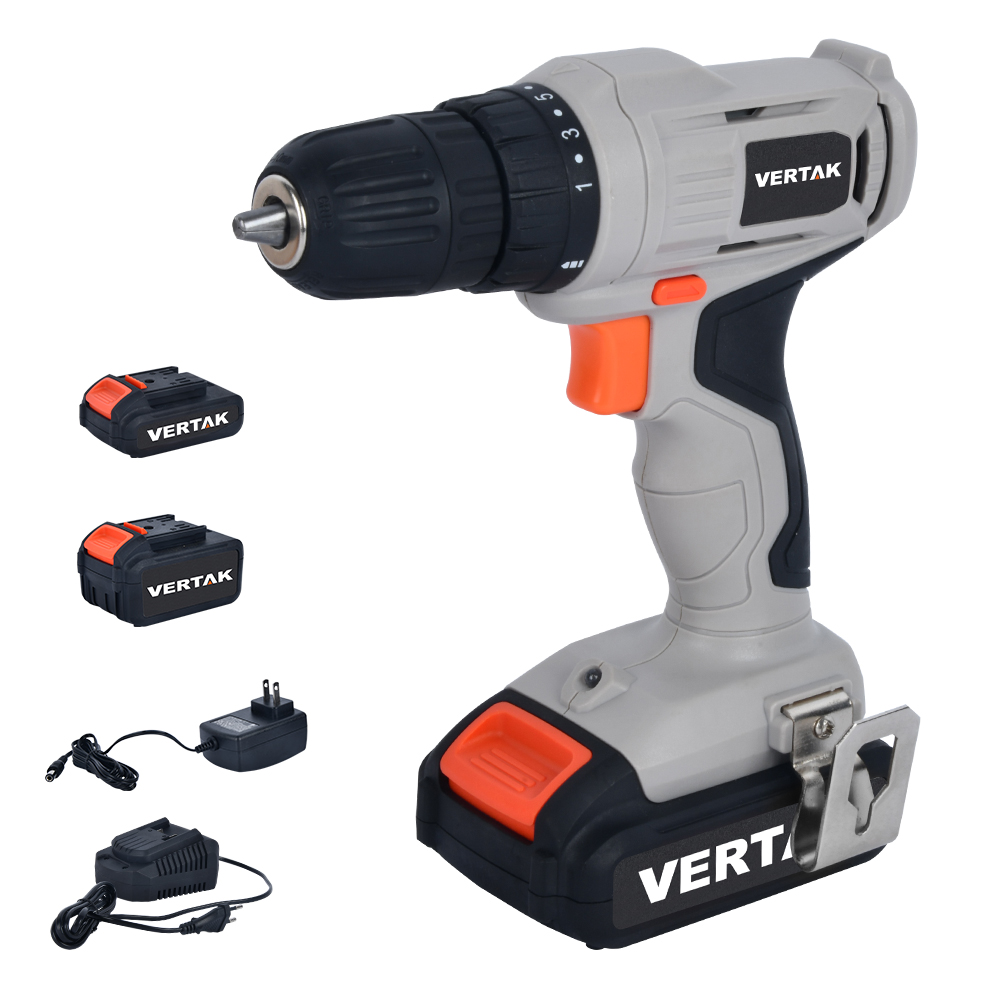 Vertak Electric Portable Cordless Drill 18v Industrial Power Tools Impact Drill with Price