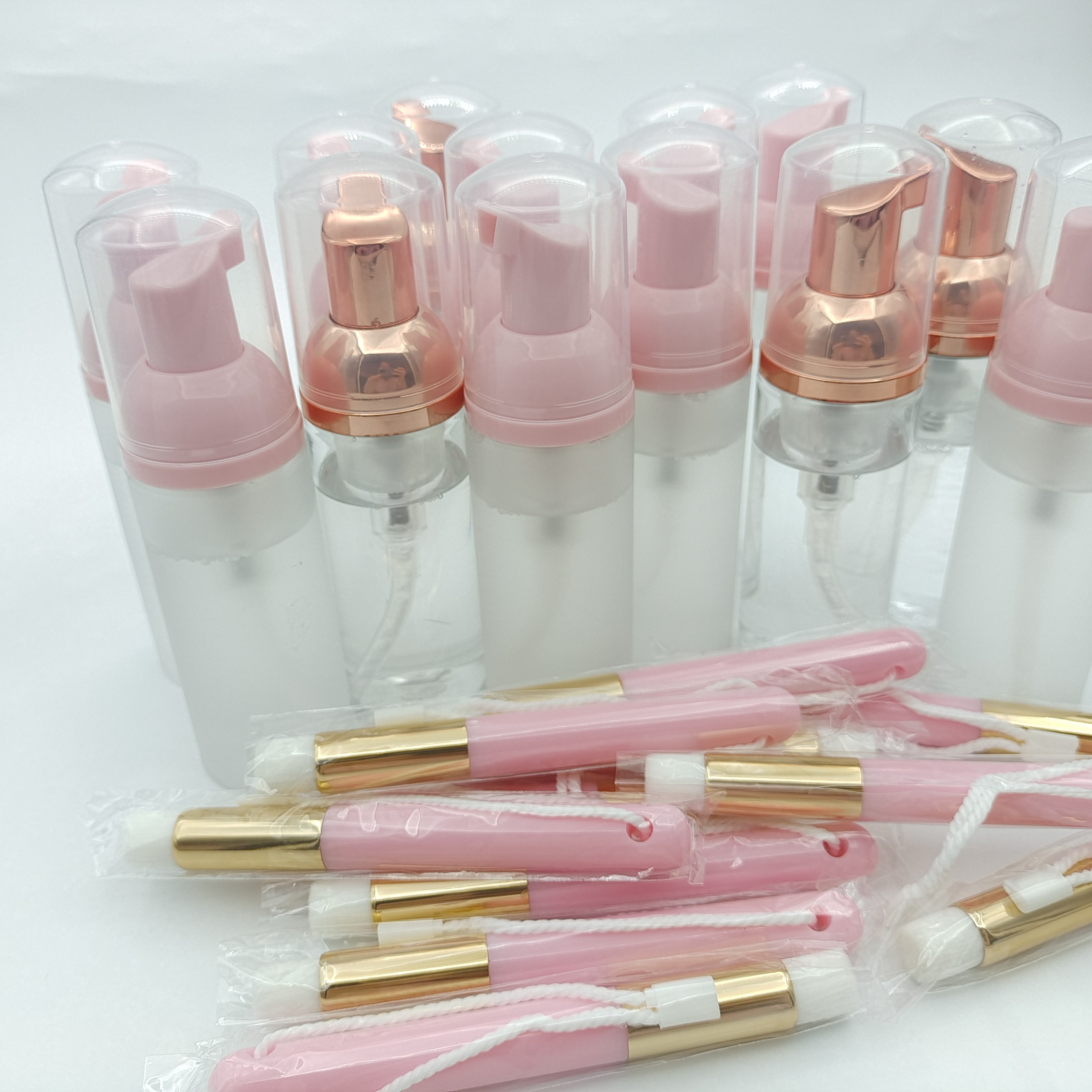 Eyelash Extension 60ml Shampoo Mousse False Eyelashes Glue Eyeliner Lash Cleaning Foam No Stimulation Makeup Clean Tools Bulk