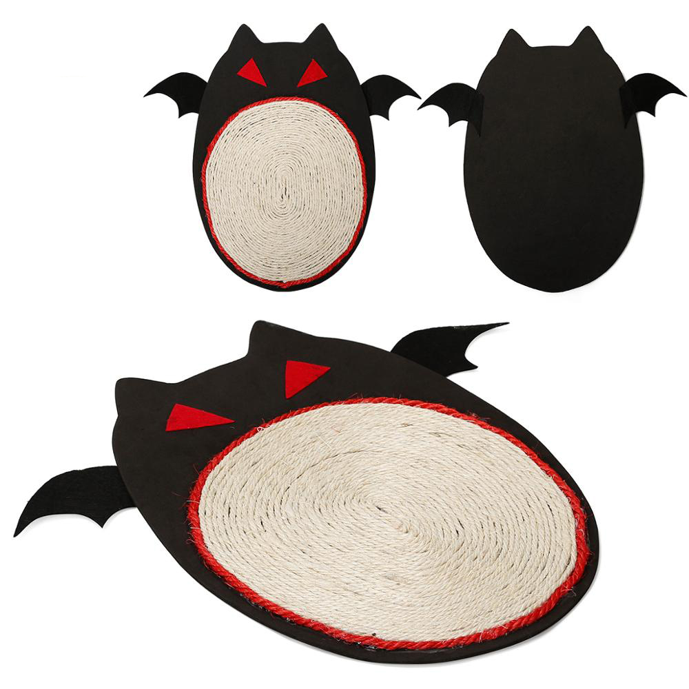 Halloween Bat Designmat Anti Slip Cat Scratcher Cat Kitty Scratching Mat Board