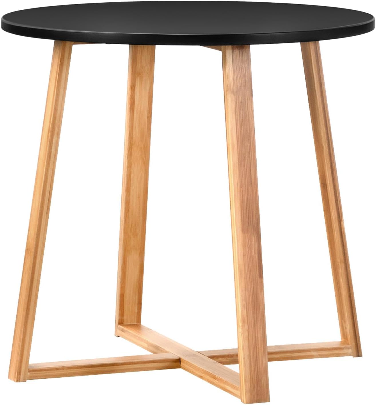 Combohome Modern Living Room Furniture Set with Sturdy Bamboo Coffee Table Sofa Nightstand