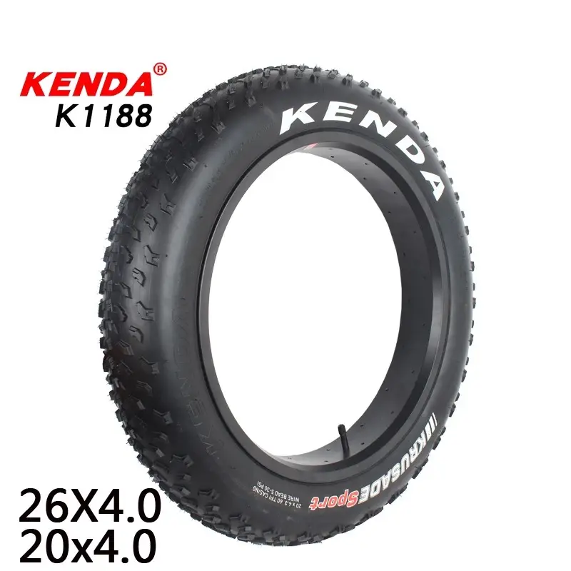 Electric bike fat tires 60TPI Kenda K1188 26x4.0 for e bike