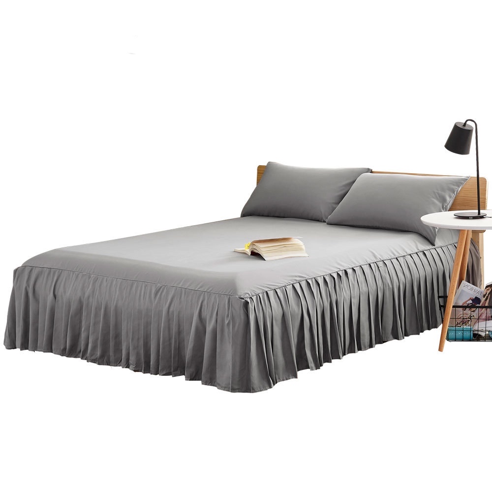 Brushed Microfiber Polyester Modern Bedding Skirt Cover bed sheet