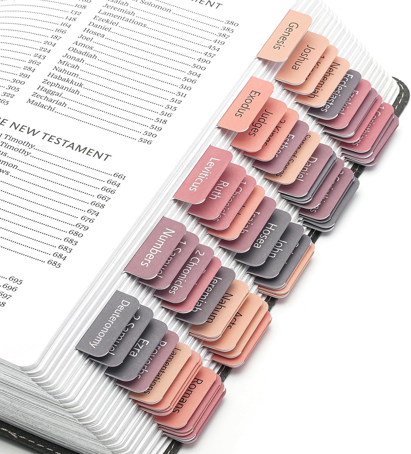 Bible Index Tabs Self Adhesive 75pcs per set Ready To Ship Paper Bible Sticker Tabs For Remark