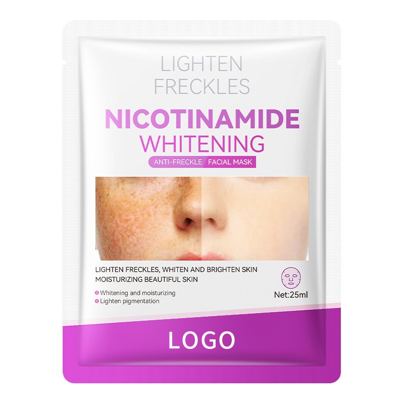 OEM Customized Niacinamide Hydrating Moisturizing Export Patch Mask Freckle Removal Whitening for Face Facial Mask