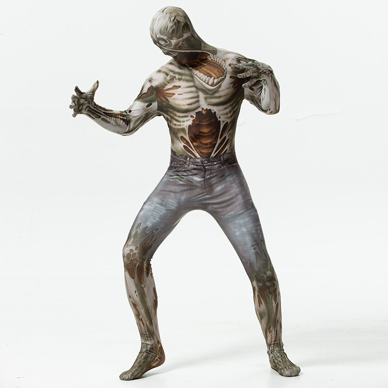 Готовый к отправке костюм для Хэллоуина zentai, полный костюм из фильма
