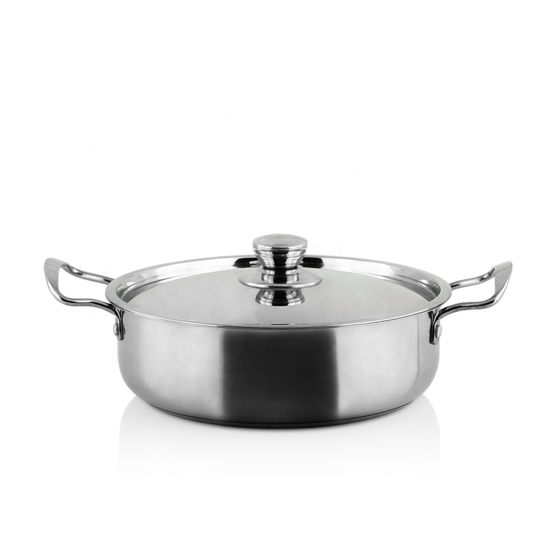 MultiClad Pro Induction Evenly Heated Stainless Steel Casserole Soup Pot with Cover
