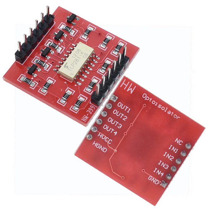 TLP281 High And Low Level Optocoupler Isolation 4 Channel Opto-isolator IC Module For Expansion Board