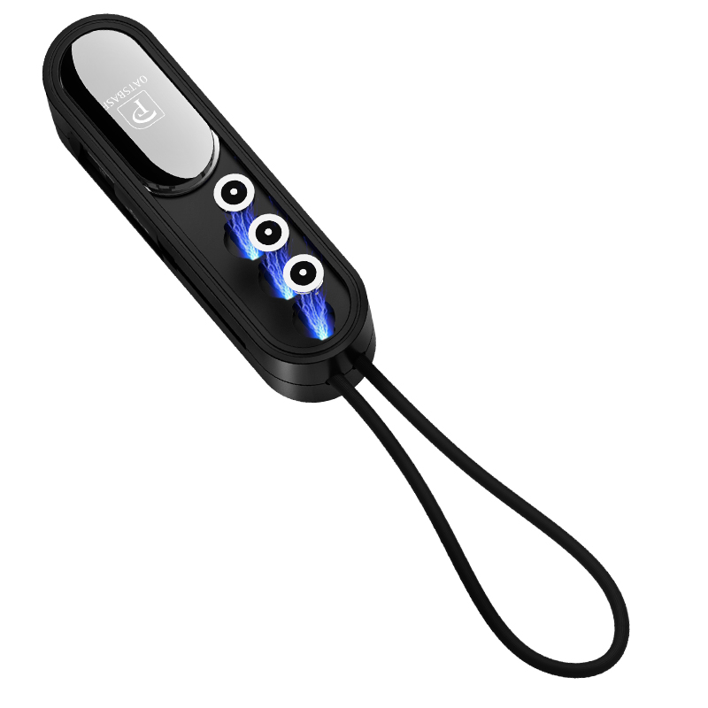 Мини-брелок 3 в 1 Магнитный Micro USB зарядный кабель для iPhone Android Type c