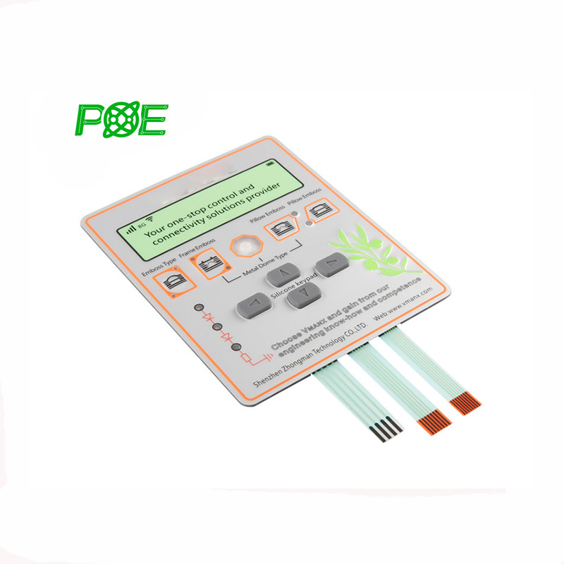 OEM пользовательские мембранные переключатели PCB клавиатуры цепи с высоким качеством