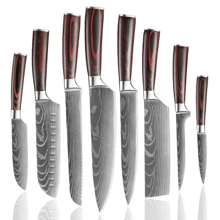 Chefs Knife set Japanese High Carbon Stainless Steel Kitchen Sharp Kitchen Knife set