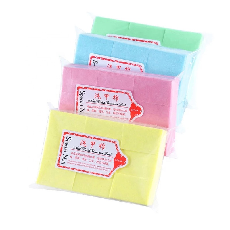 High Quality Cotton Pedicure Gel Polish Remover Manicure Tool Nail Polish Remover Wipes Nail Cleaning Lint Free Nail Wipes