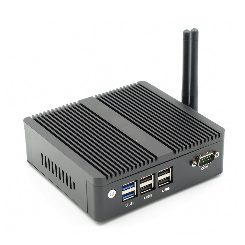 Topton безвентиляторный Quad Core 3160 J1900 Мини ПК Win10 Dual NIC Wi-Fi Linux Pfsense маршрутизатор брандмауэра сервер AES-NI для портативного компьютера
