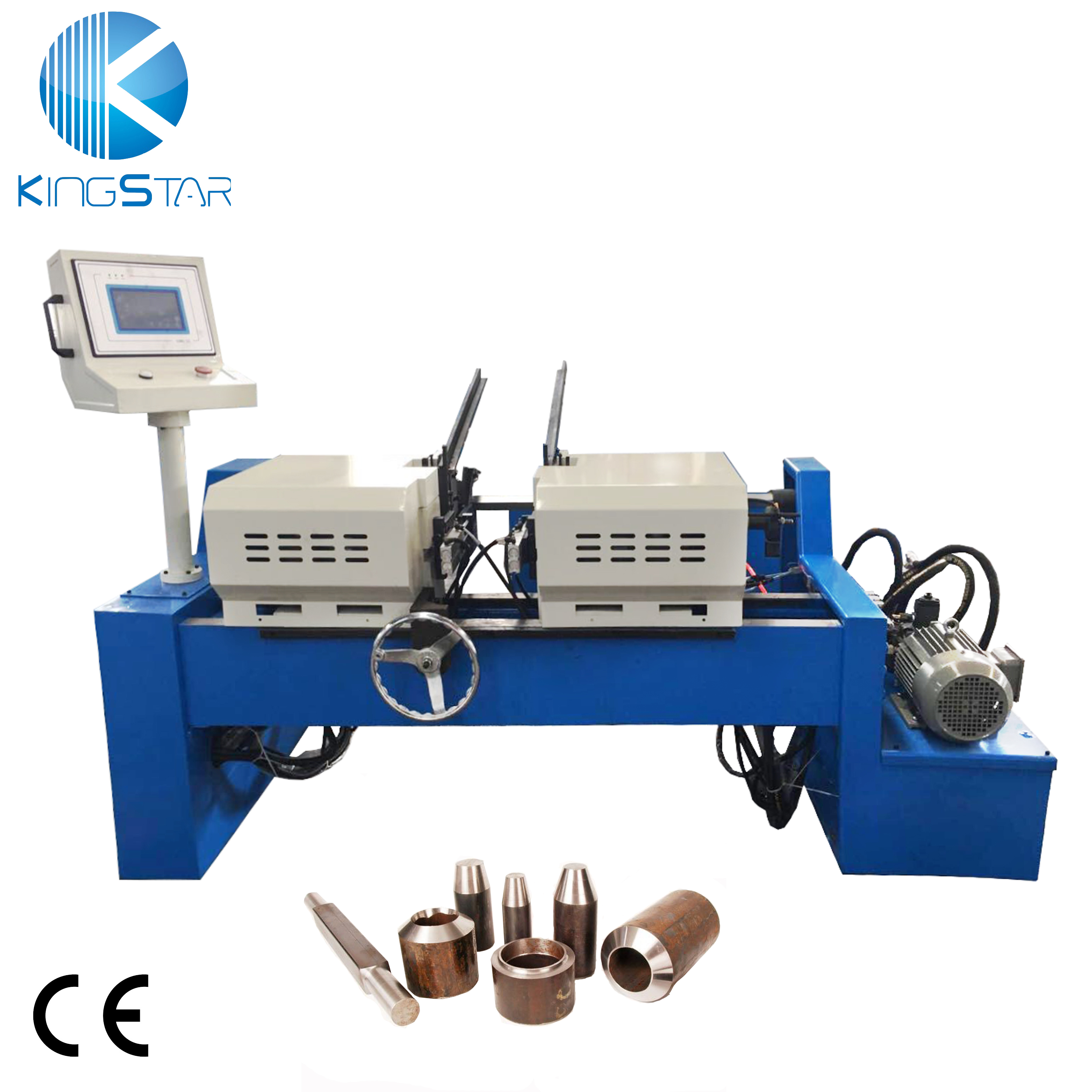 Low cost factory supply adjustable automatic double head pipe chamfering machine