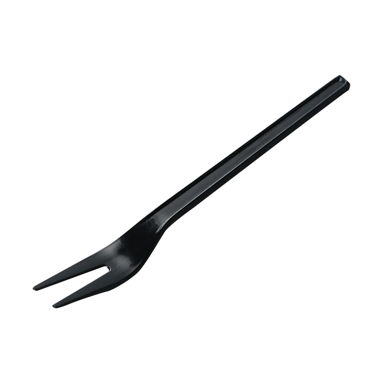 Food grade new PS material disposable plastic dessert cake forks fruit fork