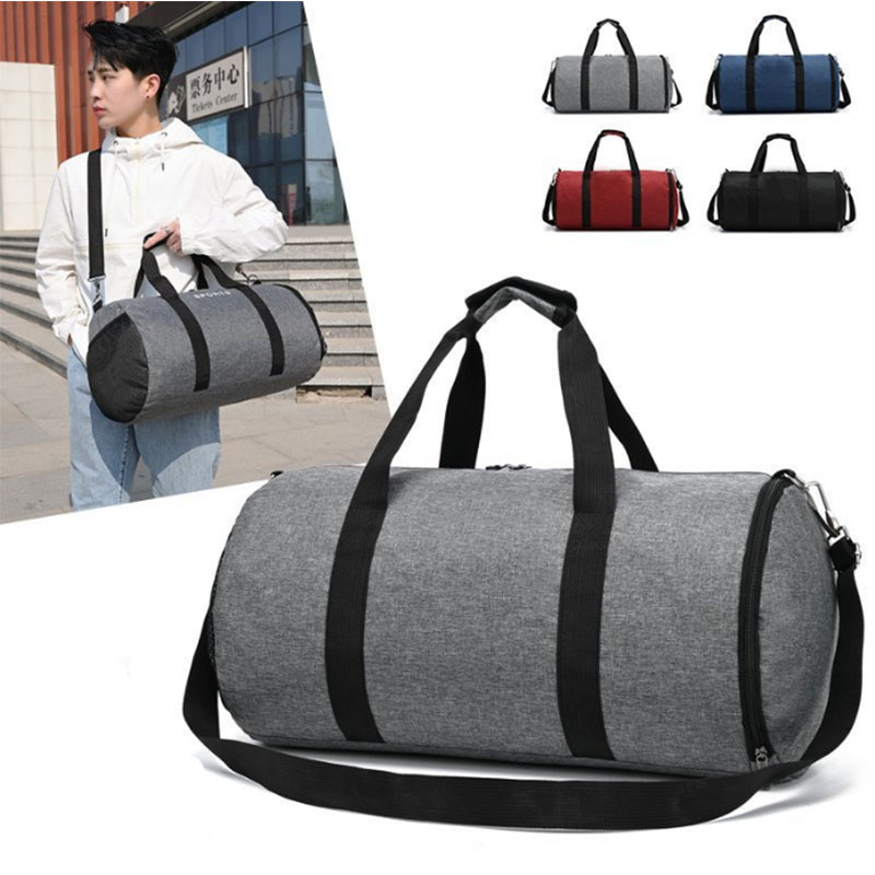 custom Outdoor sports bag men and womens multi function sports duffle bag with shoes campartment duffle travel bag