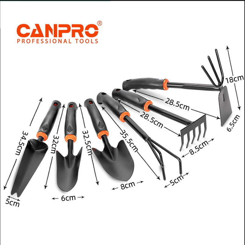 CANPRO Professional Small Garden Hand Tool Combination Hoe with TPR Handle