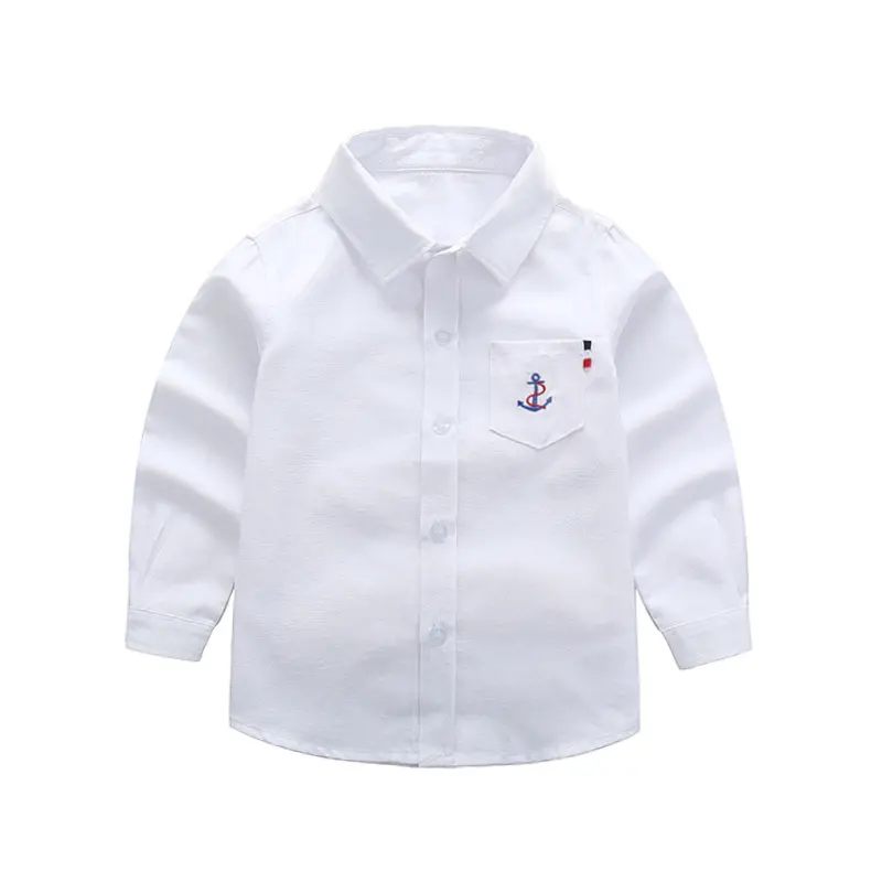 Kids Boys Gentlemen Shirt Tops Clothes Child Baby Blouse Boy Cotton Shirts T-shirt Clothing