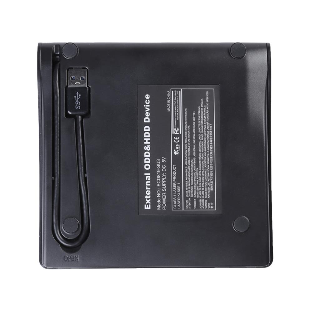 USB 3,0 внешний CD/DVD ROM проигрыватель оптический привод DVD RW ГОРЕЛКА ридер писатель рекордер для ноутбуков ПК Windows 7/8