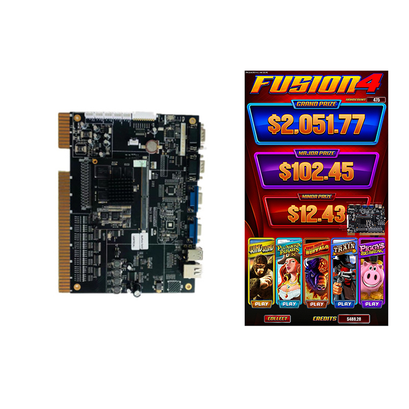 BEST SELLER USA Popular 5 in 1 Board Casino Slot Machine FUSION 4 Vertical Touch Screen Slot Board Pcb Game