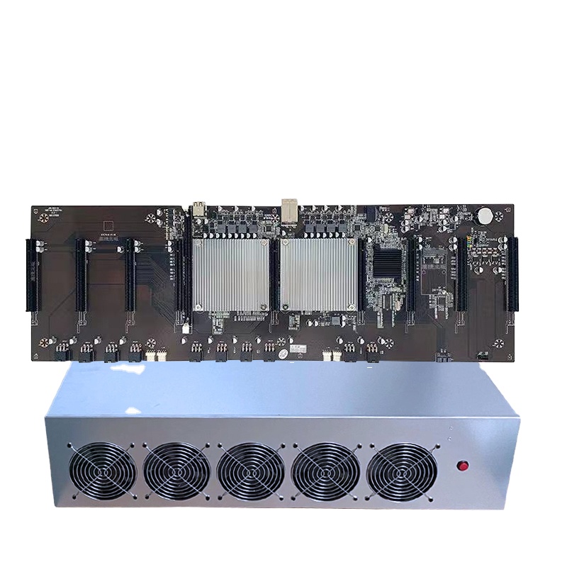 Корпус для компьютера X79 B85 B75, игровой графический процессор 9 GPU X79 8 gpu, с 9 видеокартами 580