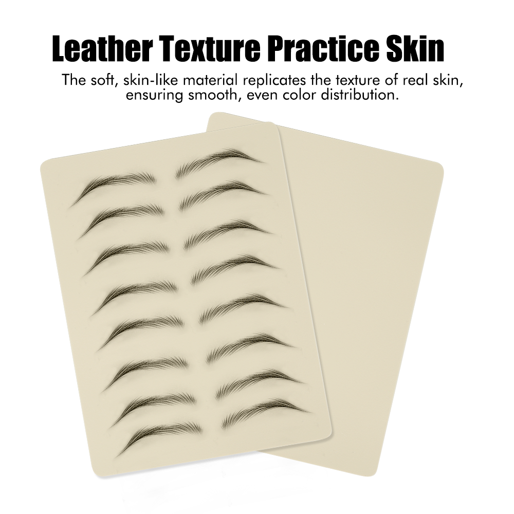 Private Label Leather Texture Practice Skin For Permanent Makeup Microblading Training School