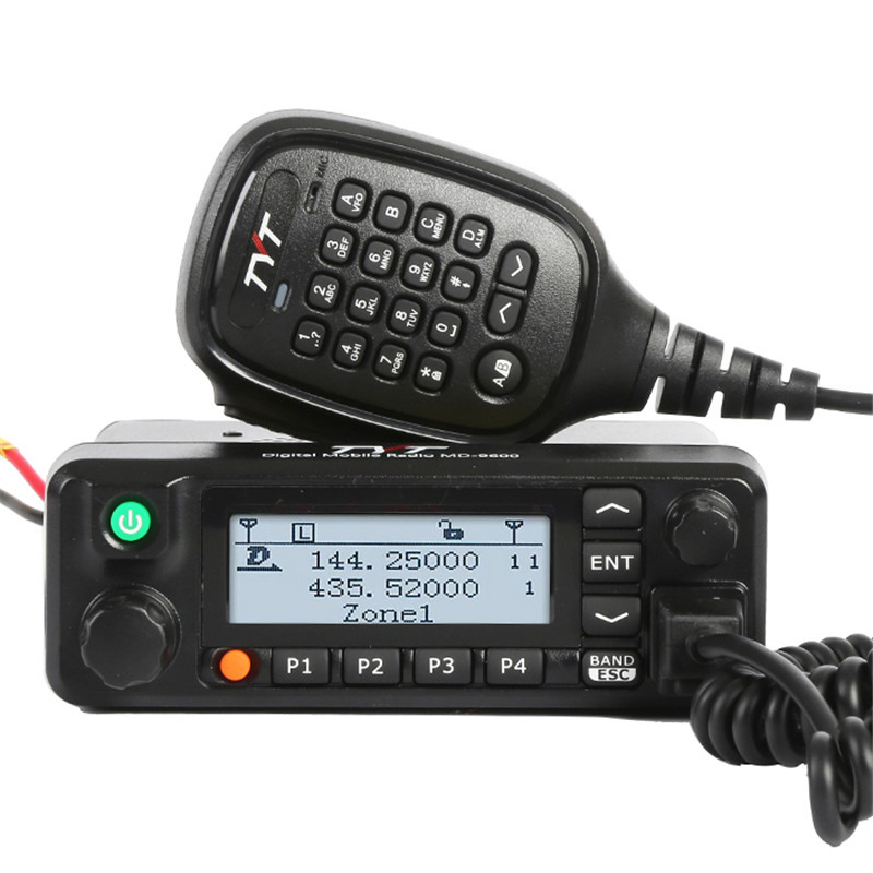 TYT MD-9600 GPS цифровой/FM аналоговый двухдиапазонный мобильный приемопередатчик DMR 50 Вт VHF/UHF автомобильный любительский радиоприемник Любительское двухстороннее радио