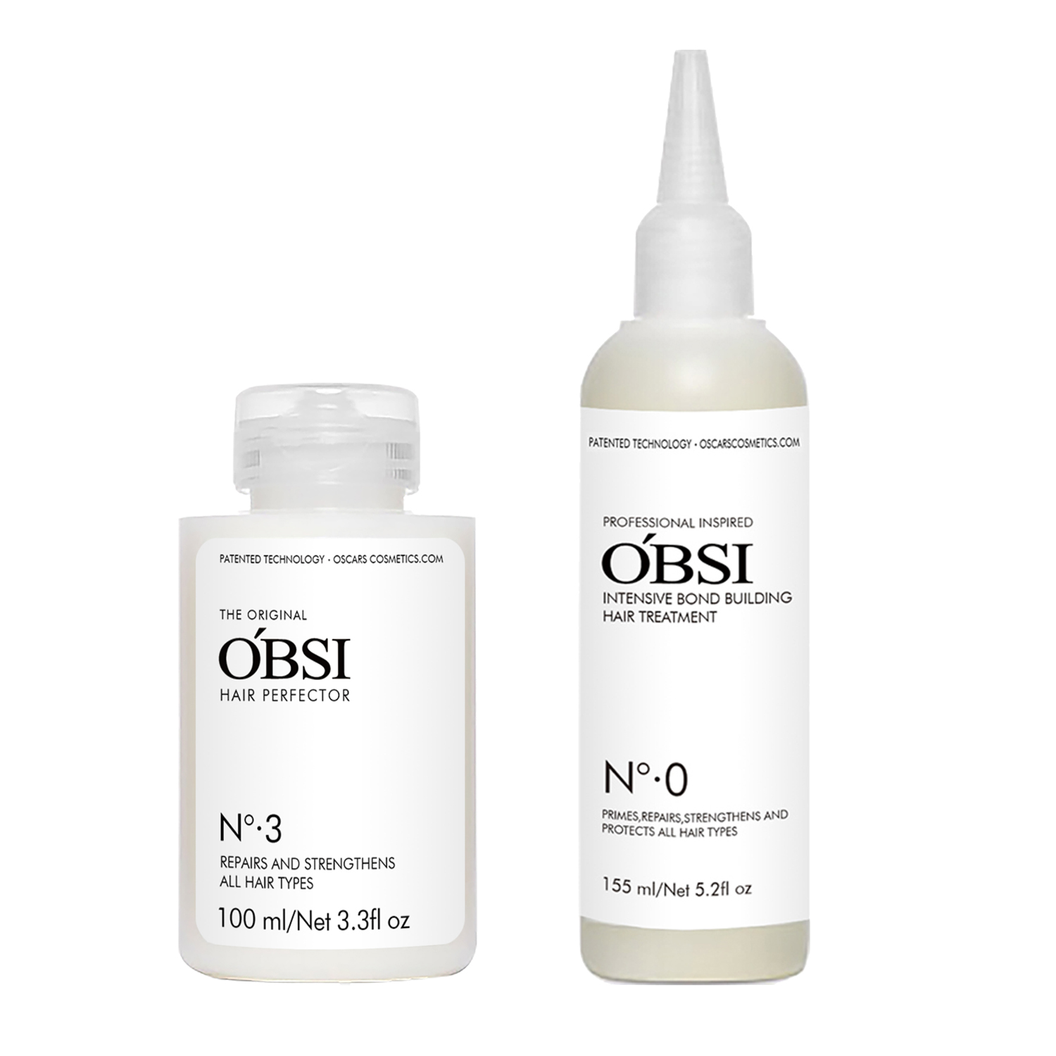 OBSI No.0 Сыворотка для восстановления волос, 5,2 FlOz и OBSI волос Perfector No 3 ремонт лечение