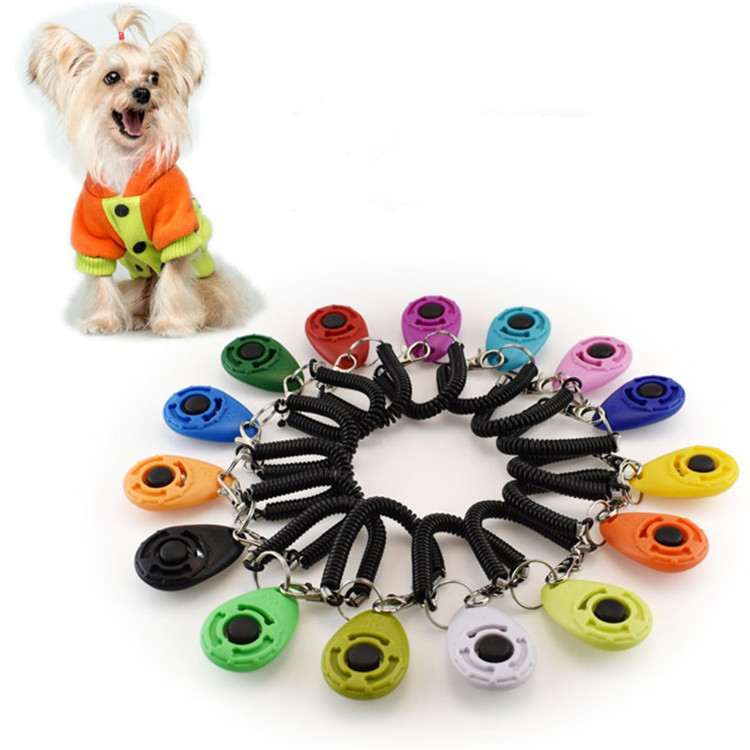 Pet Training Clicker with Wrist Strap Dog Training Clickers Convenient & Effective Training Tools for Puppy or Cat