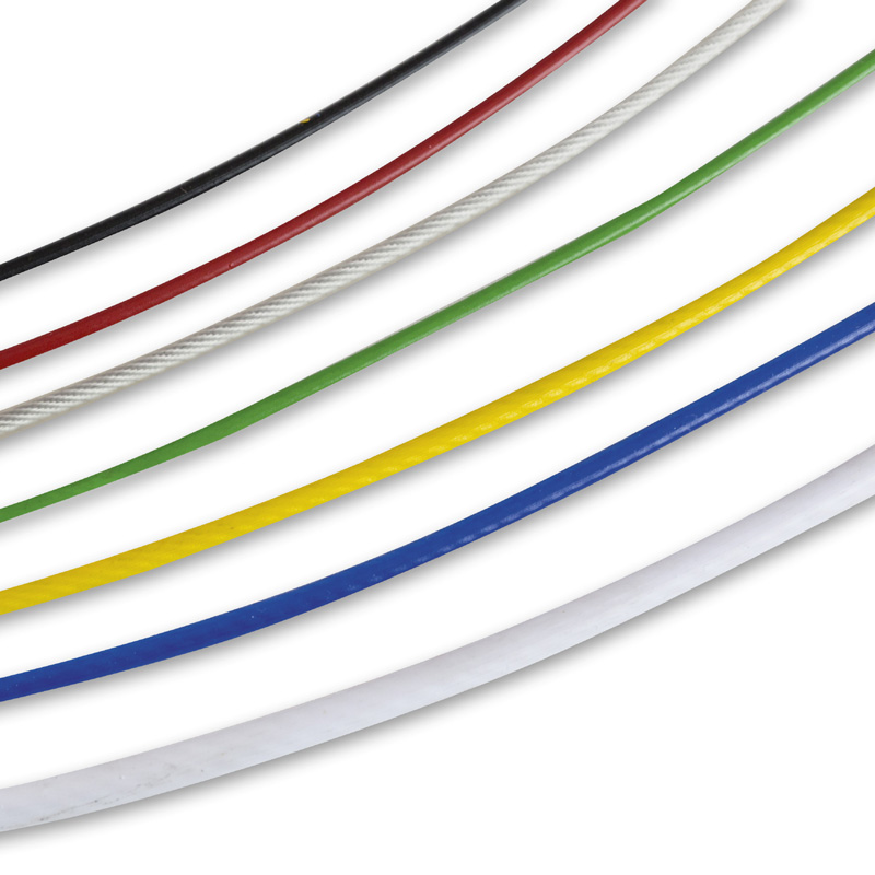 Steel Cable plastic coated galvanized steel soft cable wire rope