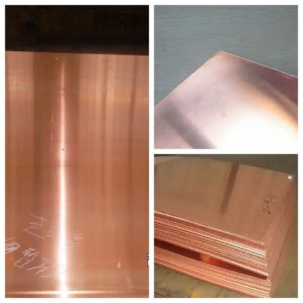 Copper Sheet Plate Cutting Pure Copper Various Type Top Selling 99.99 Copper Factory Customize