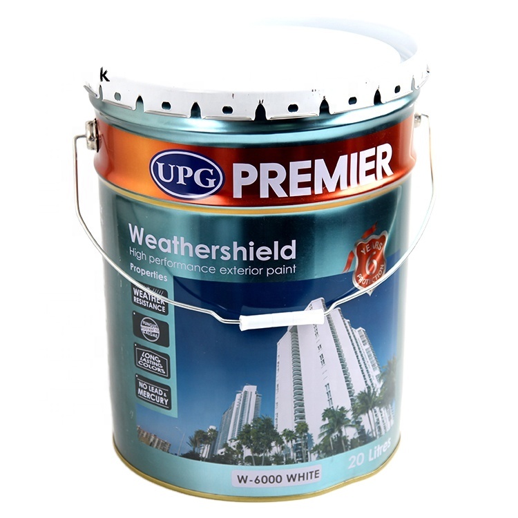 5 gallon Steel pail, metal paint pail 18.9L Metal ink bucket, tin Bucket With UN mark