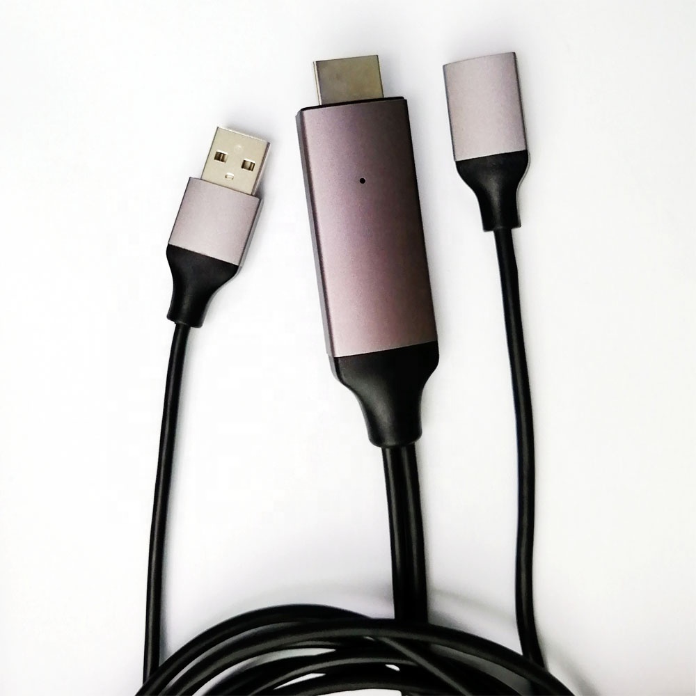 3 в 1 кабель micro usb type c 8pin для HDTV play и plug pvc mould для смартфона
