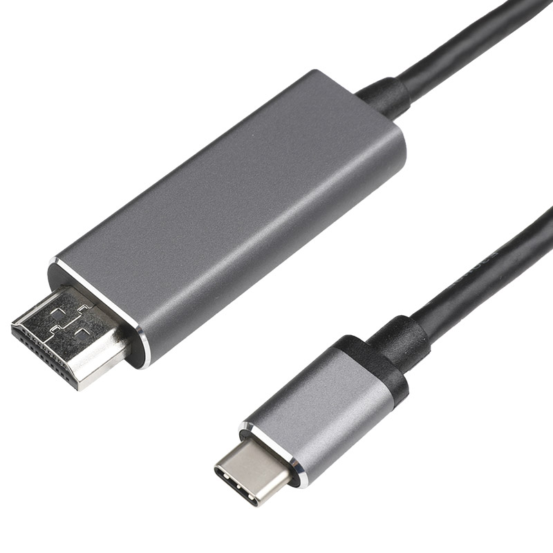 USB C к HDMI кабель адаптер 6 футов 4K, USB Type C к HDMI кабель Thunderbolt 3 совместим с MacBook Pro 2018 IPad pro