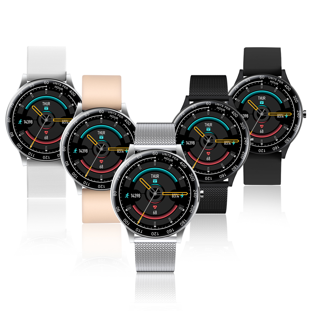 Hot selling reloj H3 round smart watch Sports Watch Health Monitor Custom dial 42MM h3 smart watch