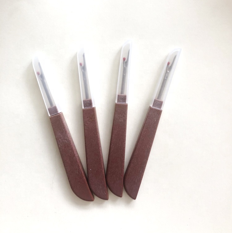 Wooden Handle Scissors Head Plastic Hand Sewing Tool Tailor Accessories Seam Ripper