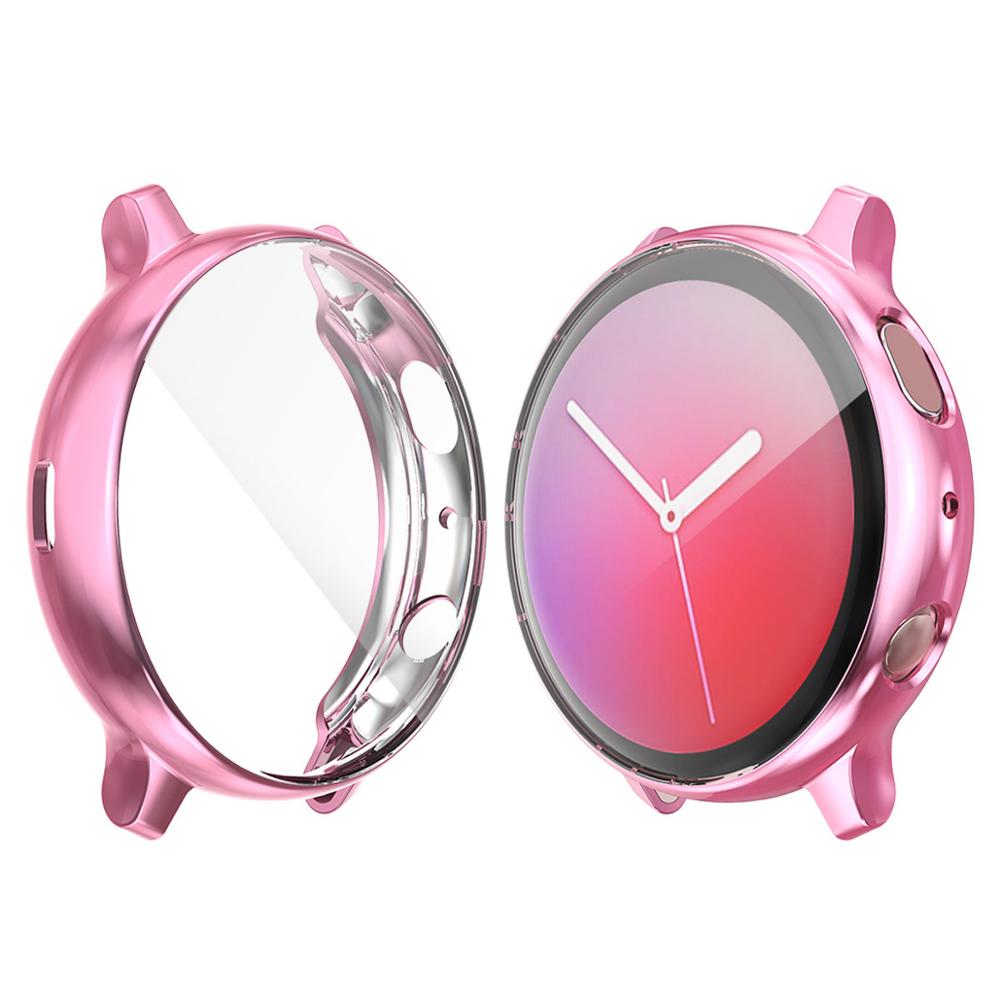 Защитный чехол для Samsung galaxy watch active 2 44 мм 40 мм SM-R830 R820 R500, силиконовый защитный чехол HD на весь экран