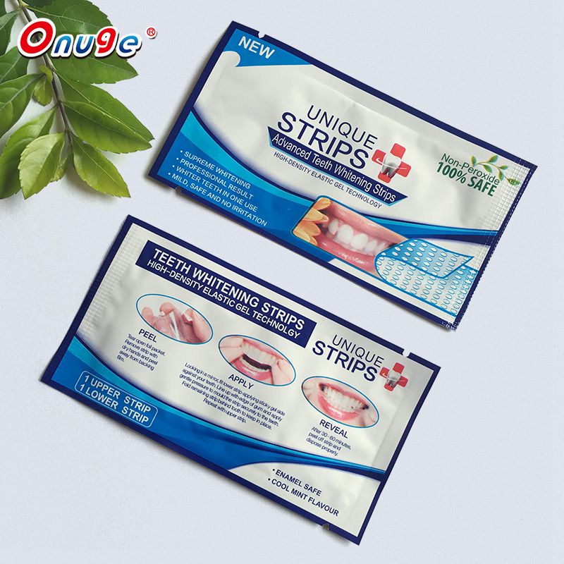 2021 Onuge 14 Pairs/28pcs Private Label Advanced Teeth Whitening Strips Kit