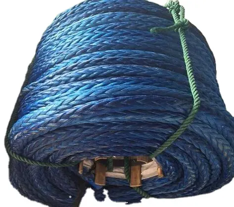 12 Strand Uhmwpe Rope Marine Mooring Rope 50mm 12 Strand UHMWPE High Strength Vessel Towing Rope With Free Sample