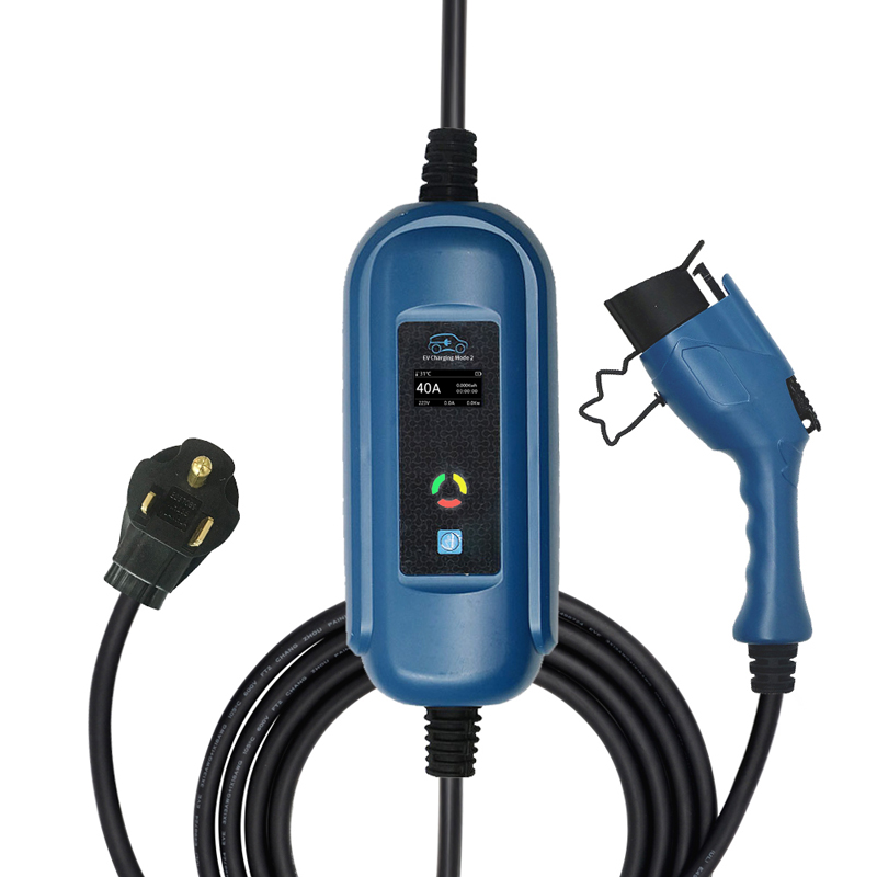 Регулируемое наружное ev зарядное устройство 40 ампер ev зарядное устройство с nema 14-50 штепсельной вилки