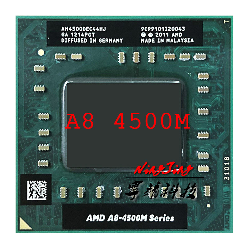 AMD A8-Series A8-4500M A8 4500 м 1,9 ГГц Quad-Core Quad-нить процессор Количество ядер процессора AM4500DEC44HJ гнездо FS1