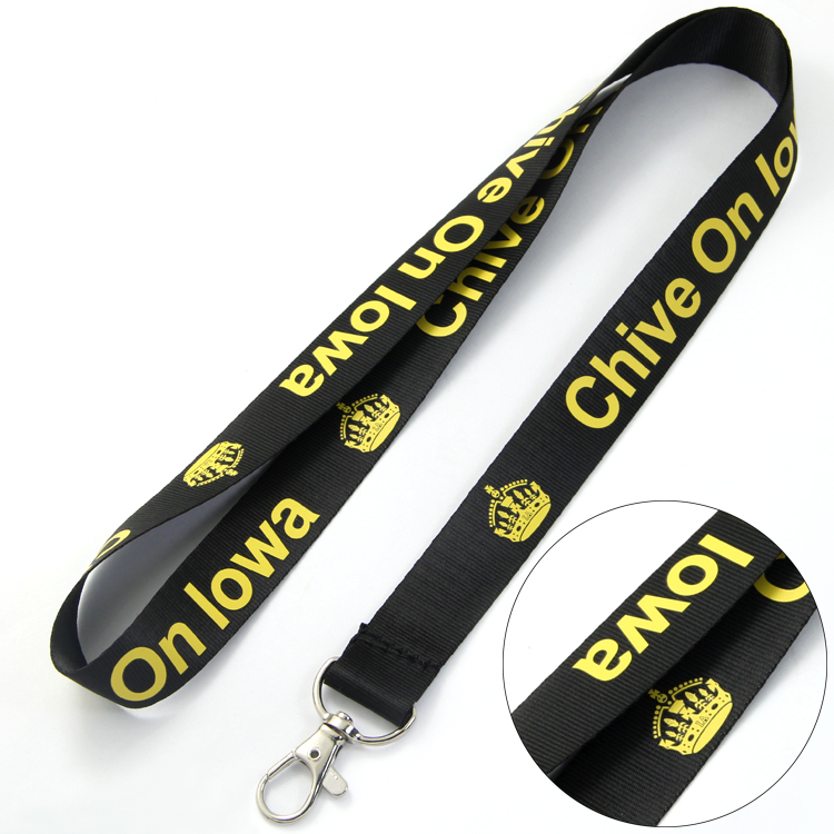 Wholesale Cheap Custom Nylon Jacquard Lanyard
