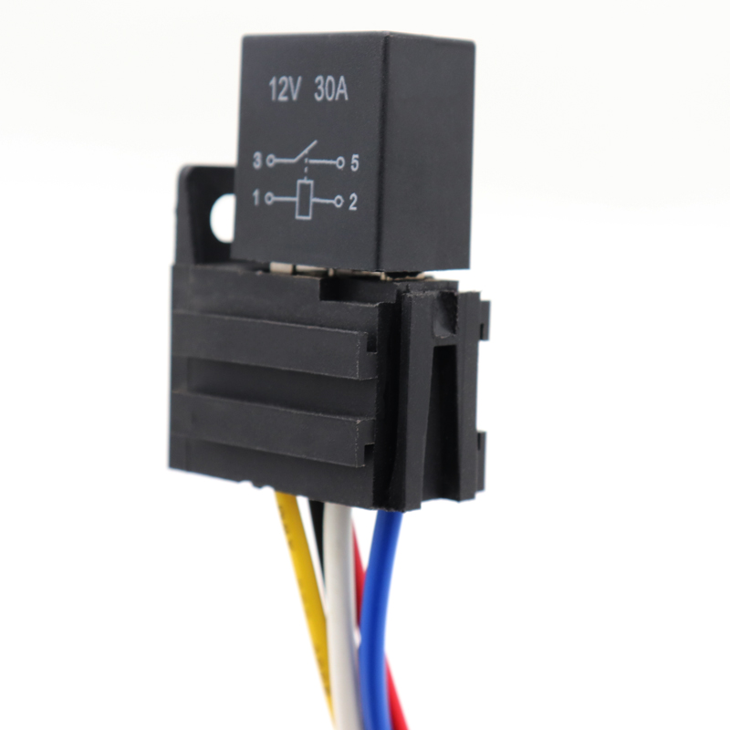 KKA-M3 30A автомобильное мини-реле 12V 5pin с 14 + 16AWG провода, автомобильные реле с держателем