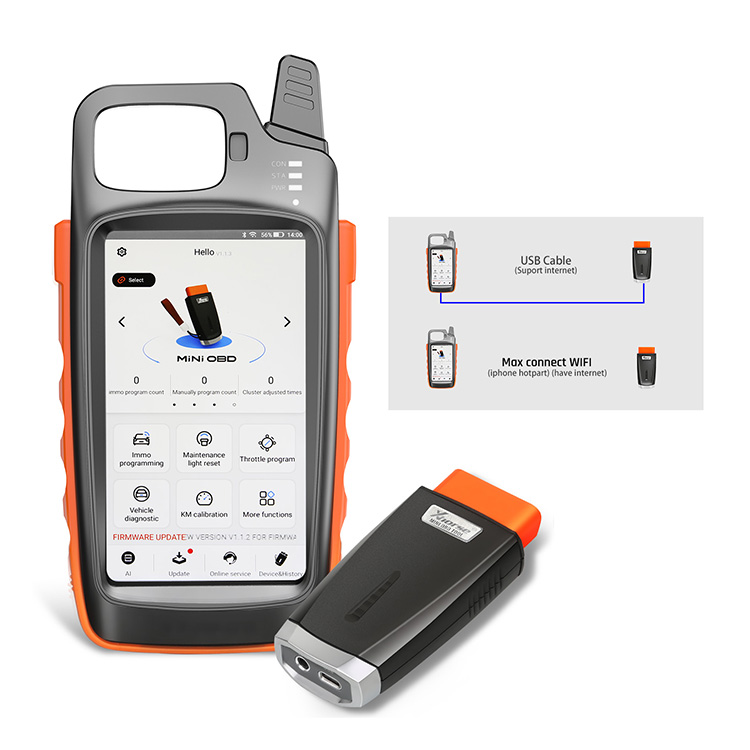 2022 VVDI Key Tool Max Plus и Mini OBD Tool Все ключи Потерянный адаптер Обновить программу ключей для канатной дороги