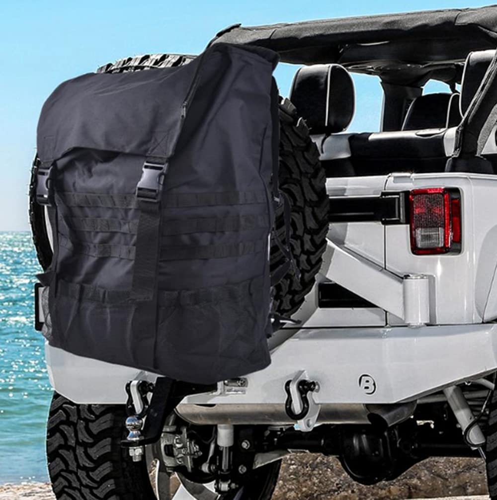 Factory Direct Sale Off-Road Rear Wheel Storage Organizer Car Gear Backpack Accessories Spare Tire Trash Bag